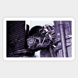 Aliens (1986) APC scene (Scale: 100%) Purple Poster Print Magnet